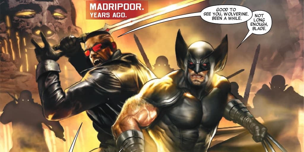 Wolverine and Blade in Marvel Comics