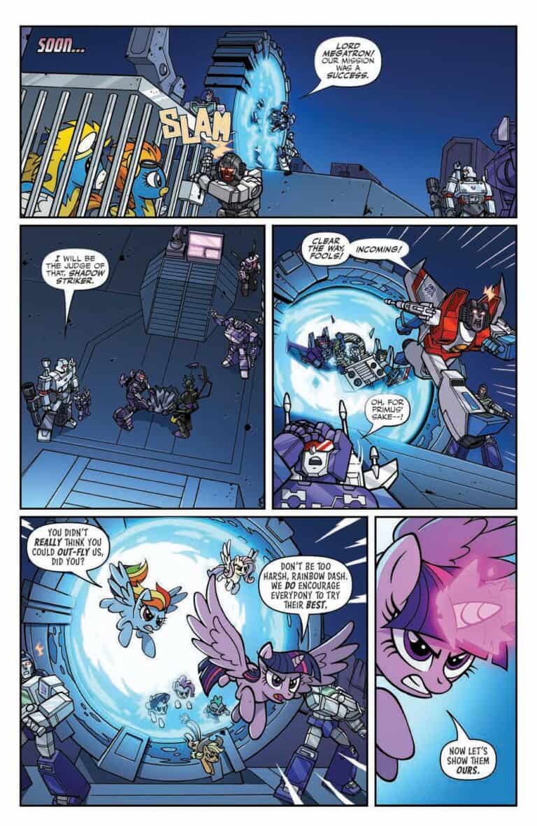 SNEAK PEEK IDW Publishing's My Little Pony Transformers II 1 Comic