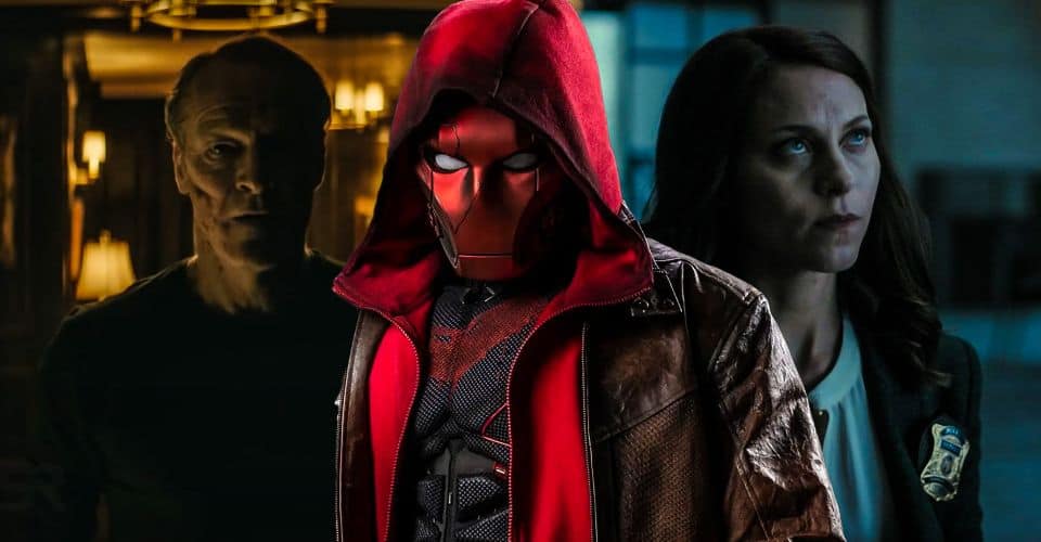 Jason Todd Titans S03 Red Hood Leather Jacket with Hood - Films