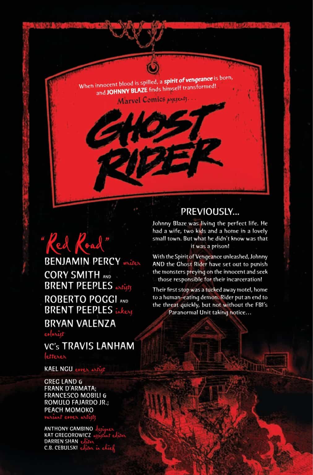 SNEAK PEEK Preview of Marvel’s Ghost Rider 3! Comic Watch