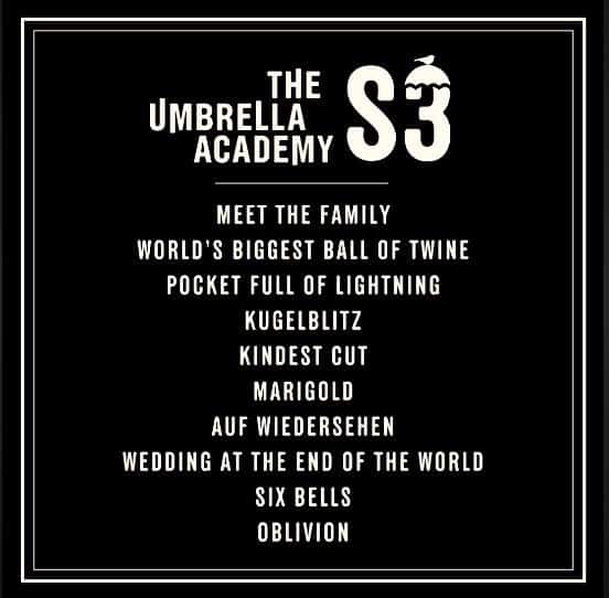 Episode Guide to Season 3 of Umbrella Academy