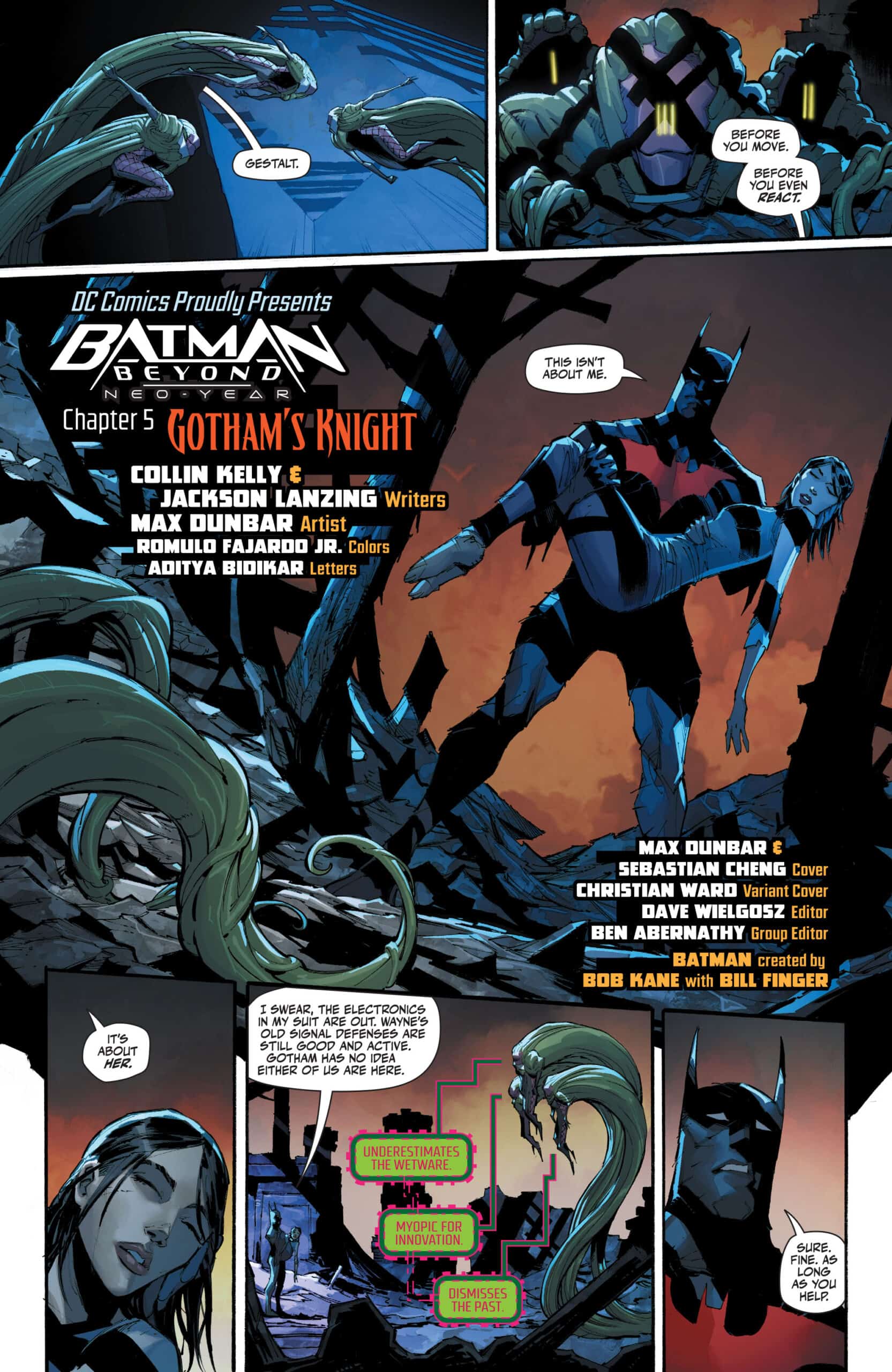 SNEAK PEEK: Preview of DC's BATMAN BEYOND: NEO-YEAR #5 (On Sale 8/2!) -  Comic Watch