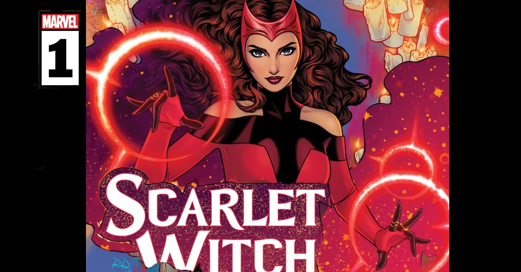 Here's my new Scarlet Witch comic cover artwork! : r/ScarletWitch
