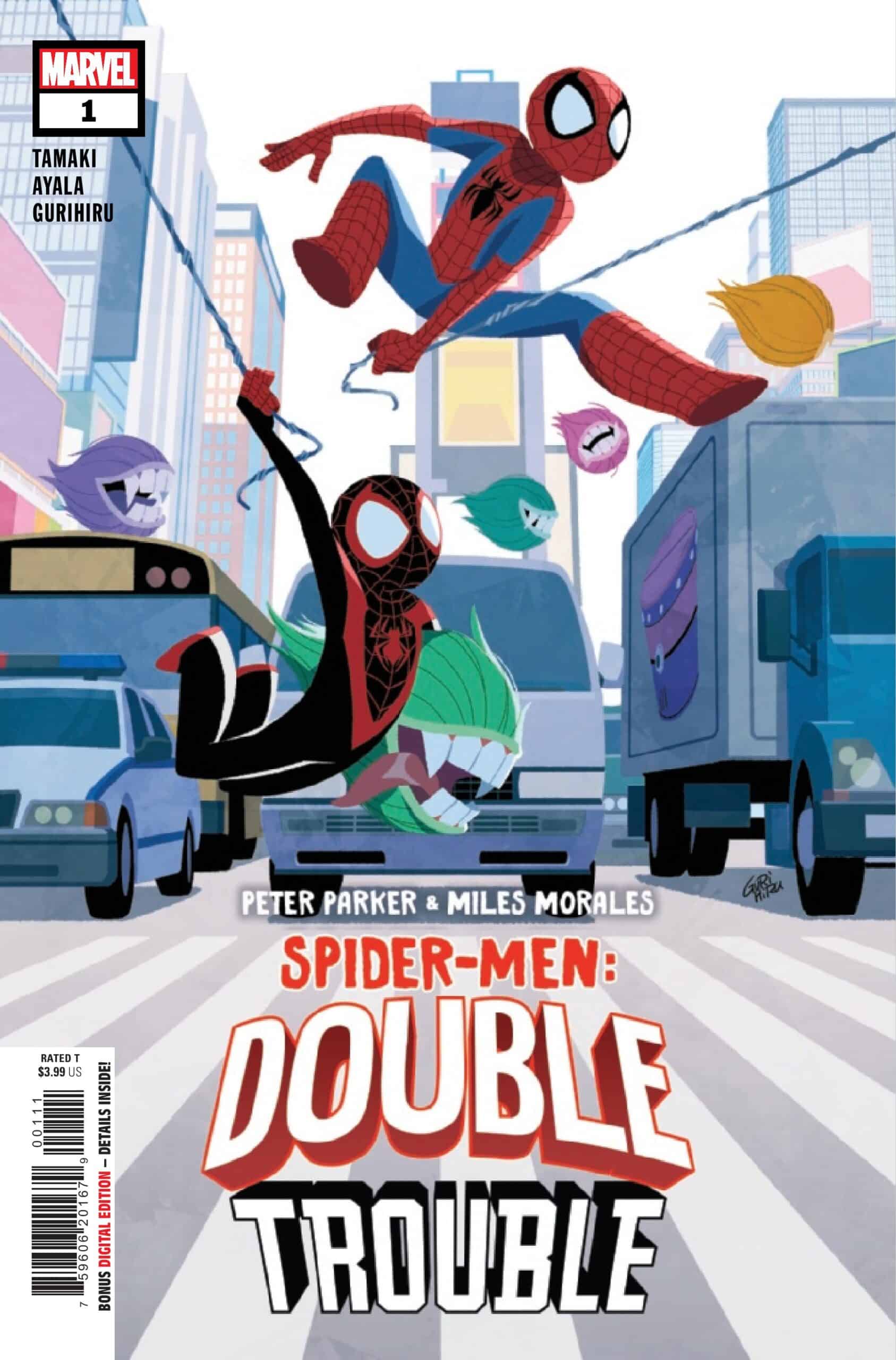 MARVEL COMICS SNEAK PEEK for November 30, 2022 : Its a Webslinging Good Time in PETER PARKER & MILE MORALES – SPIDER-MEN: DOUBLE TROUBLE #1