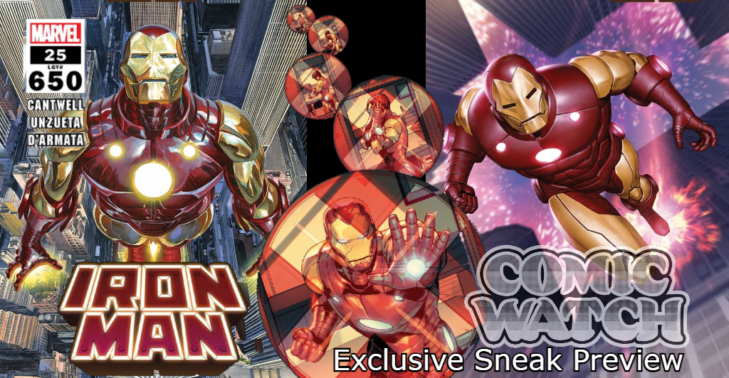 MARVEL COMICS EXCLUSIVE SNEAK PREVIEW for Nov. 16, 2022: IRON MAN #25  (LEGACY #650) - Comic Watch