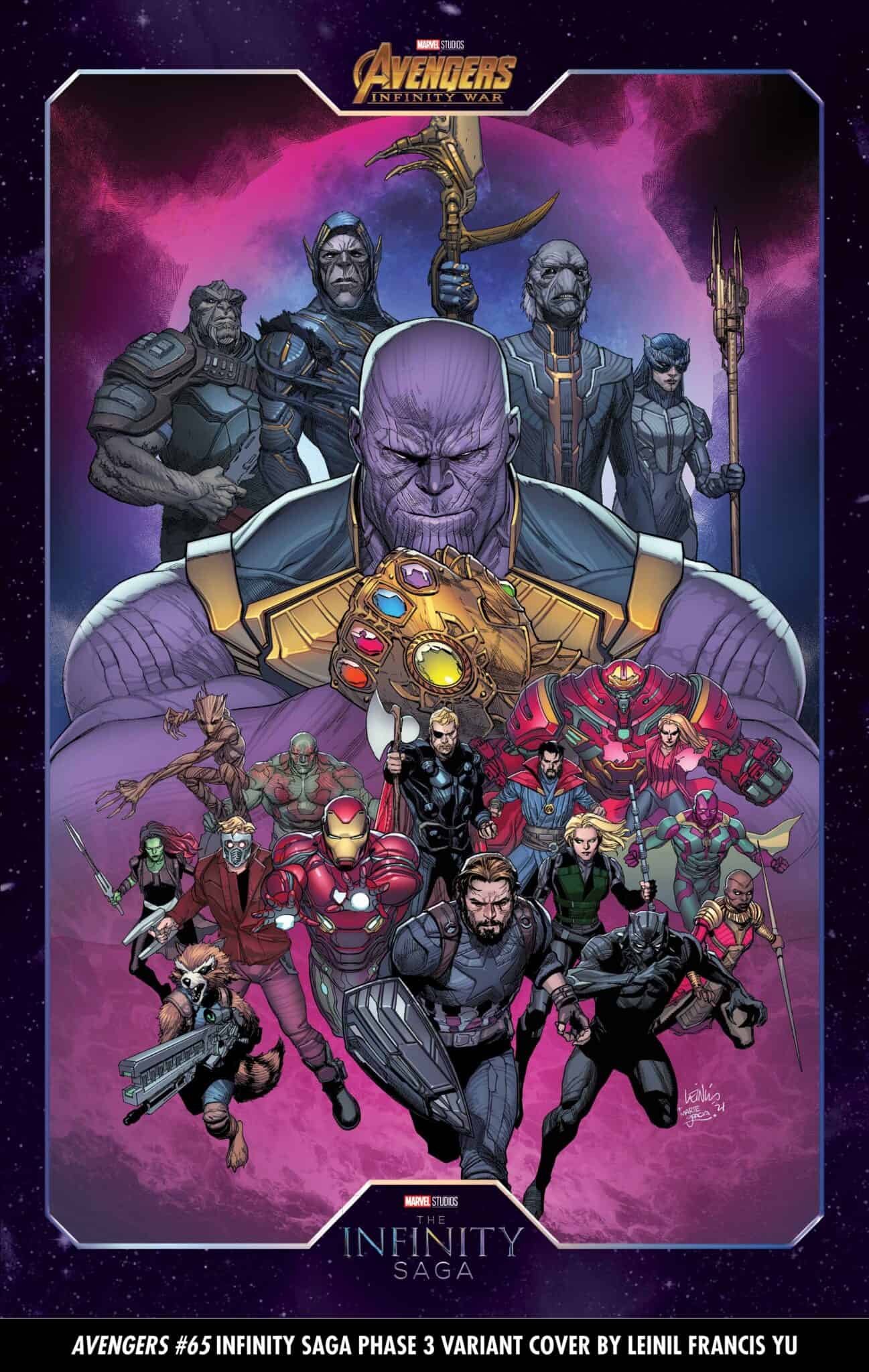 NEWS WATCH: NEW MCU VARIANT COVERS CELEBRATE THE EPIC PHASE THREE FILMS ...