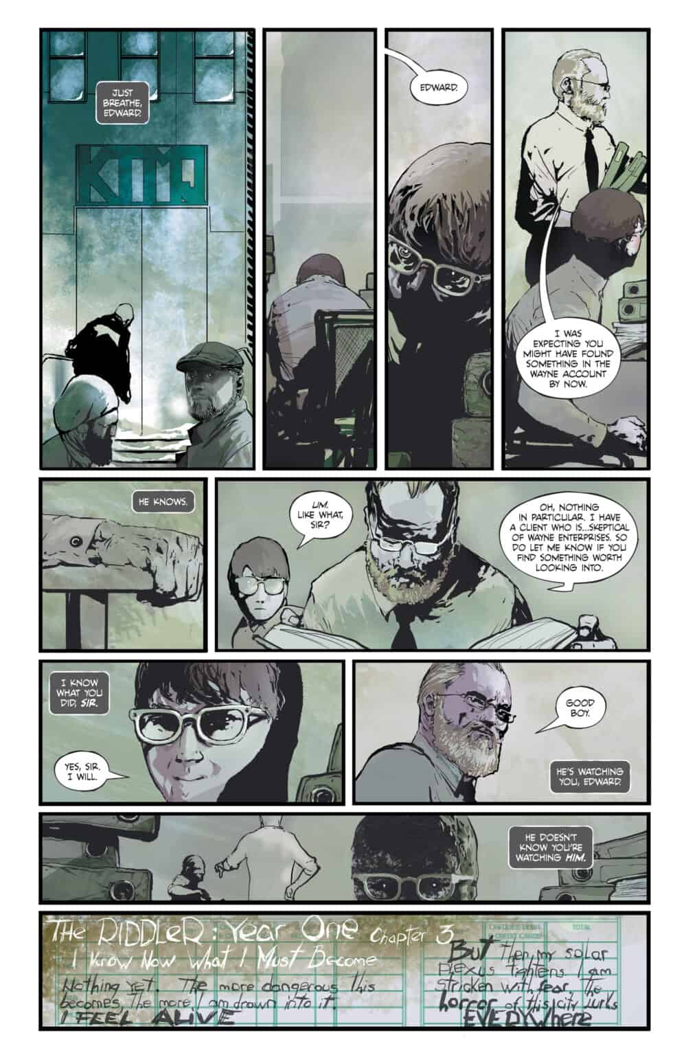 The Riddler: Year One #3 Preview: Edward's Journey To Becoming The ...