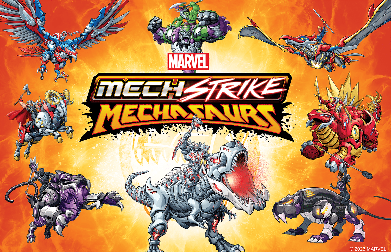 The Avengers Get Prehistoric In MARVEL'S AVENGERS MECHSTRIKE MECHASAURS Out  NOW! - Comic Watch