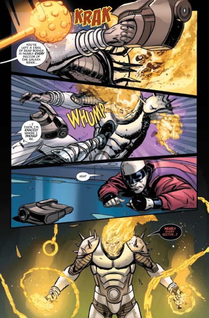 Ghost Rider Panel The Ghost Riders Face Old Friends in These Ghost Rider Title Previews ...