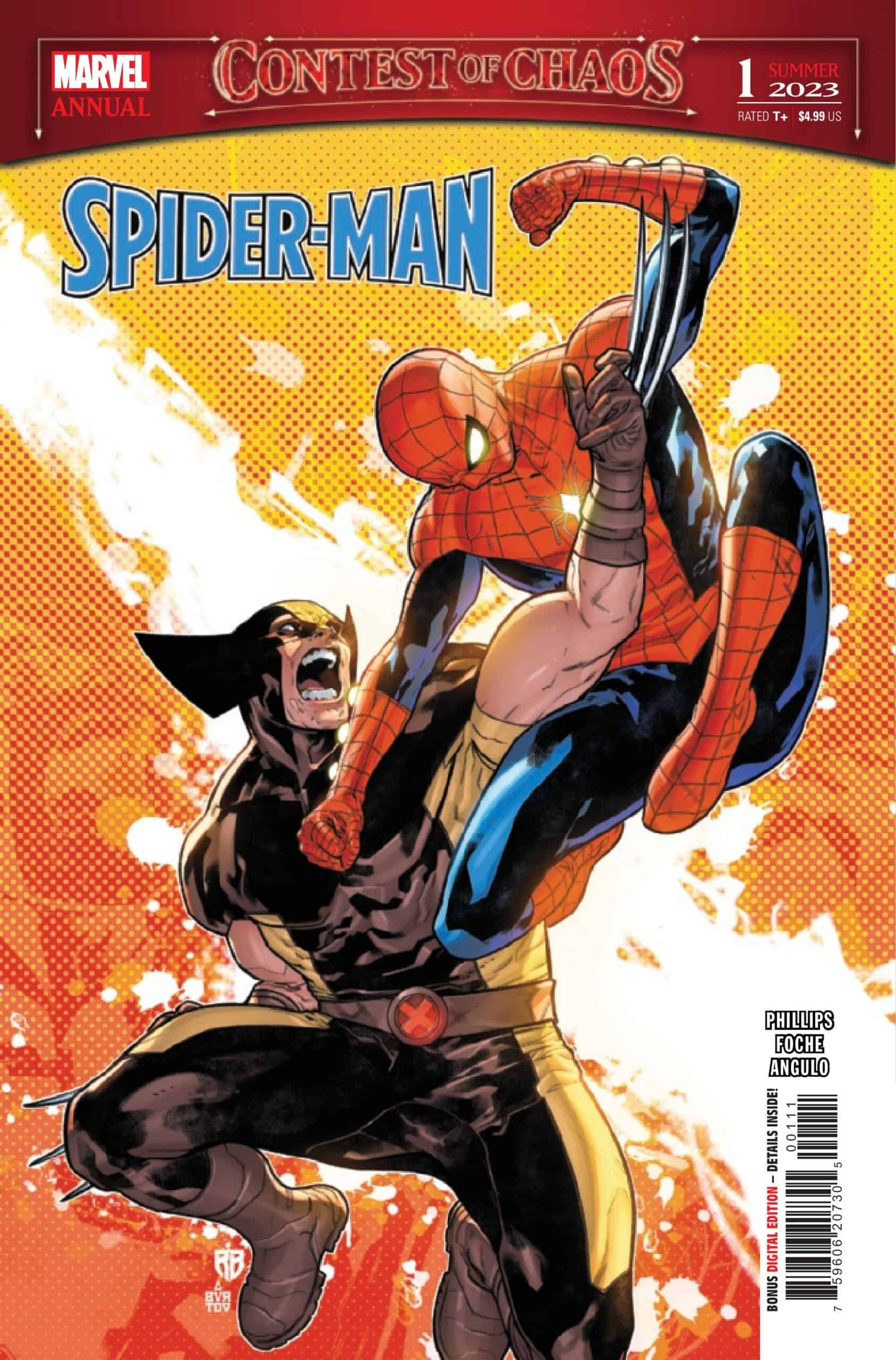 The Contest of Chaos Begins With Spidey Vs Wolverine in Spider-Man Annual  #1 - Comic Watch