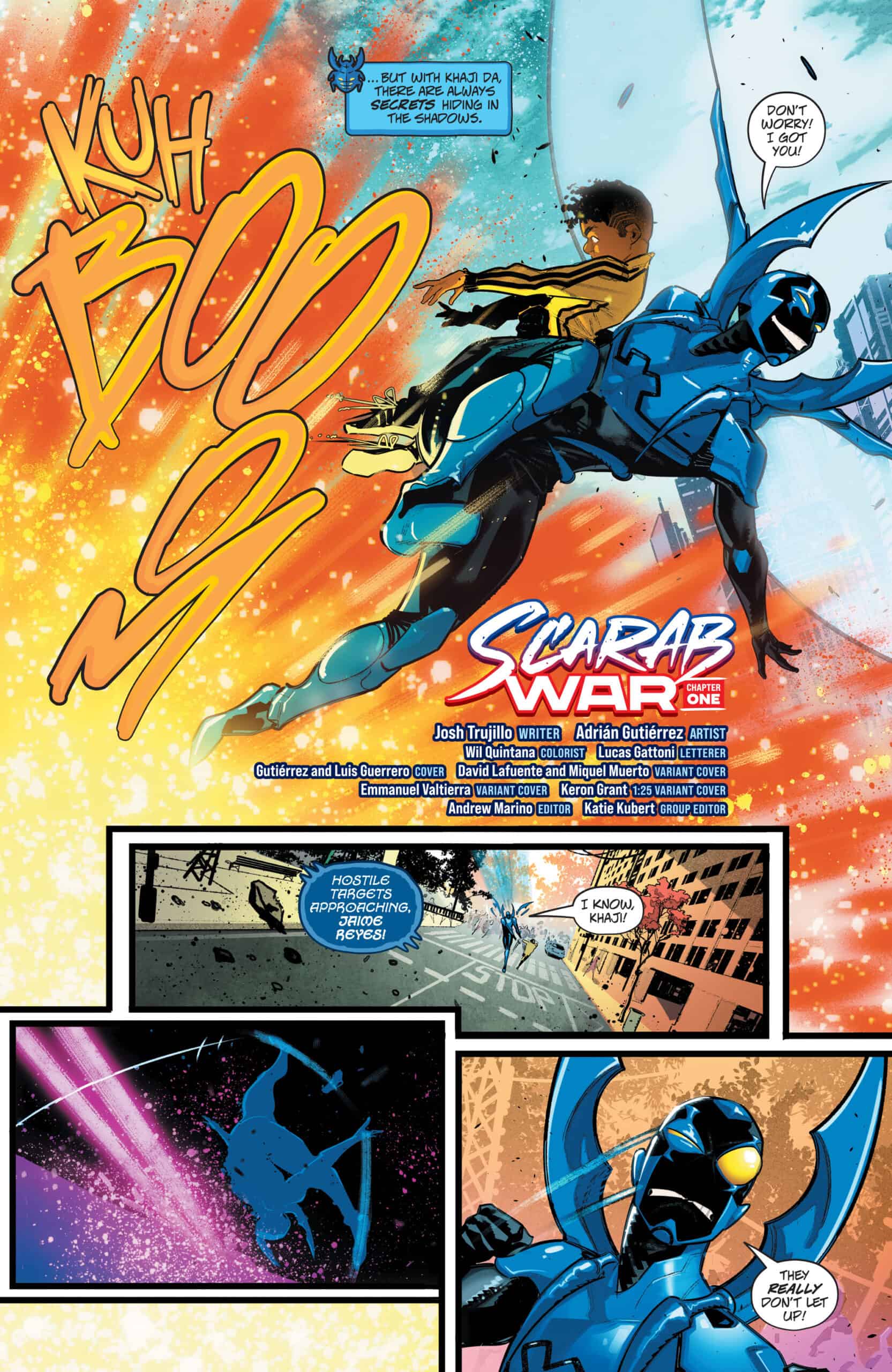 BLUE BEETLE: GRADUATION DAY #2 (VILLALOBOS VARIANT)(2023) COMIC ~ DC Comics