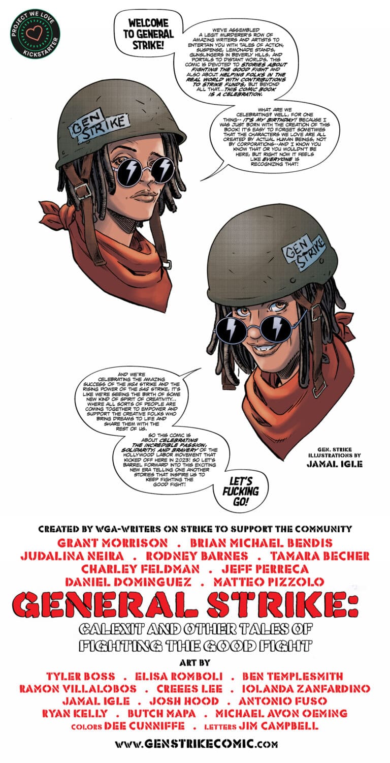 Combic Strike Move over Rosie! Get ready for GENERAL STRIKE! From Grant Morrison ...