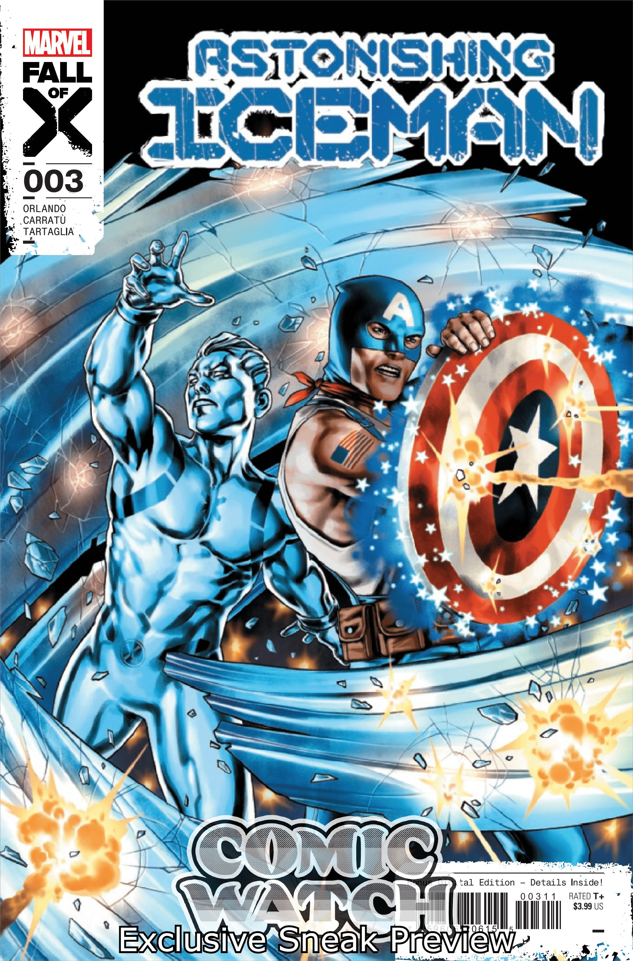 Exclusive Sneak Preview: Iceman Meets The Captain America Of The Railways  in Astonishing Iceman #3 - Comic Watch
