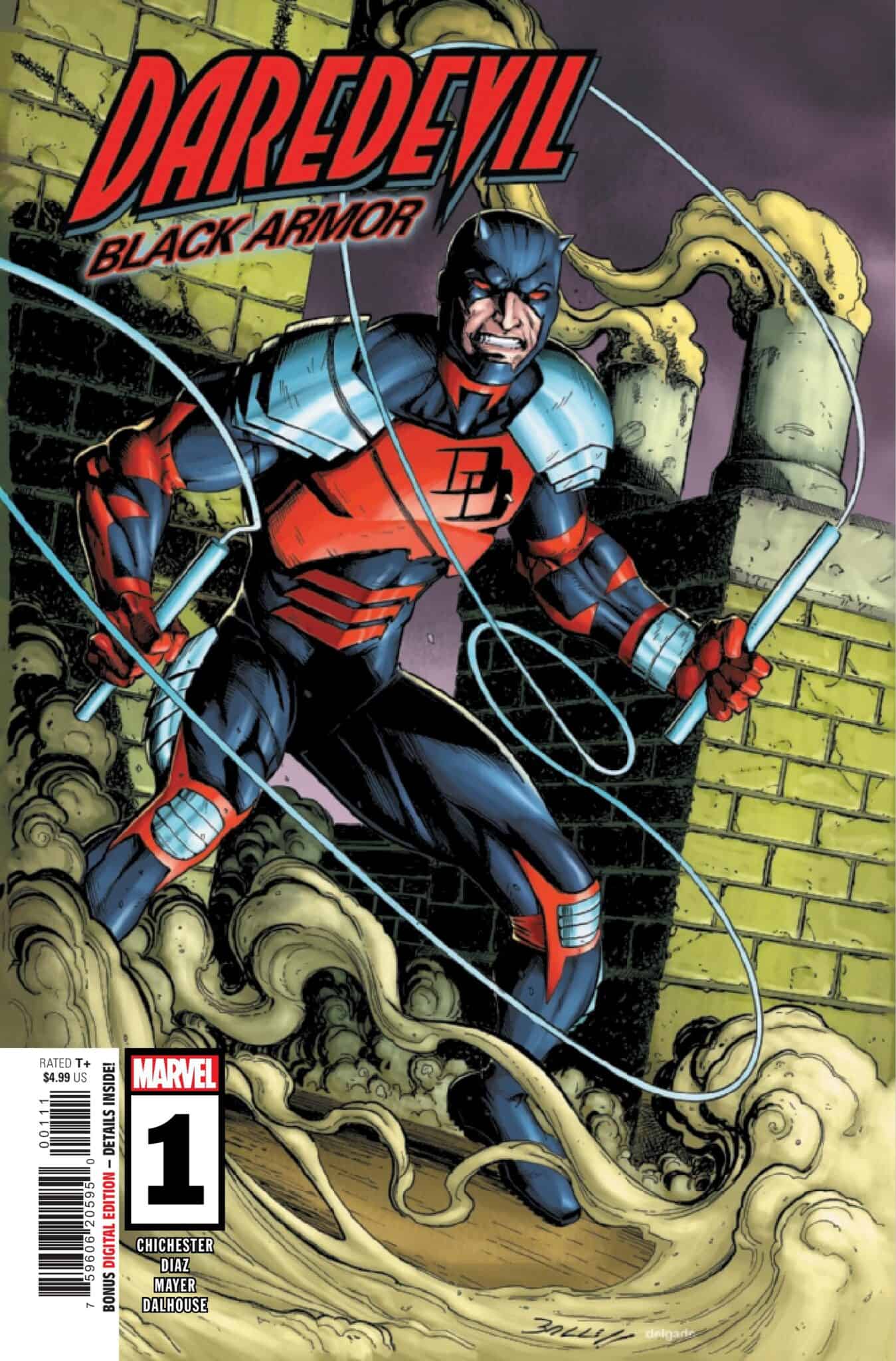 Daredevil Is Back In Black (Armor) in Daredevil: Black Armor #1 - Comic ...