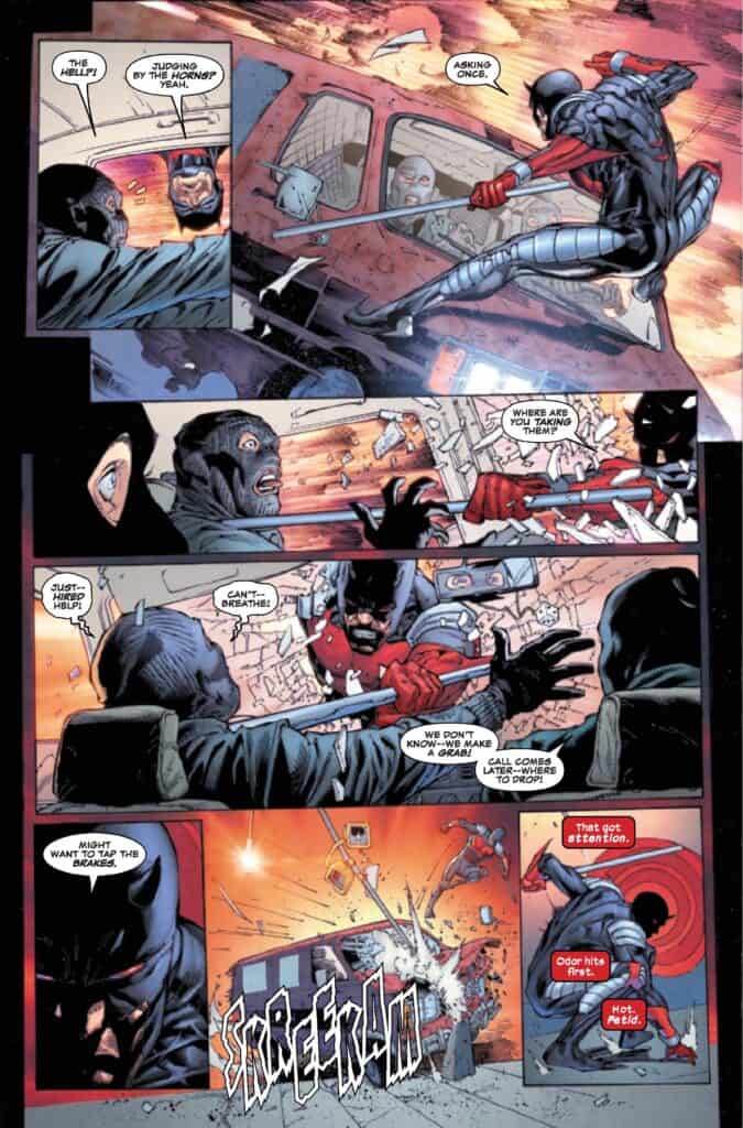 Daredevil Is Back In Black (Armor) in Daredevil: Black Armor #1 - Comic ...