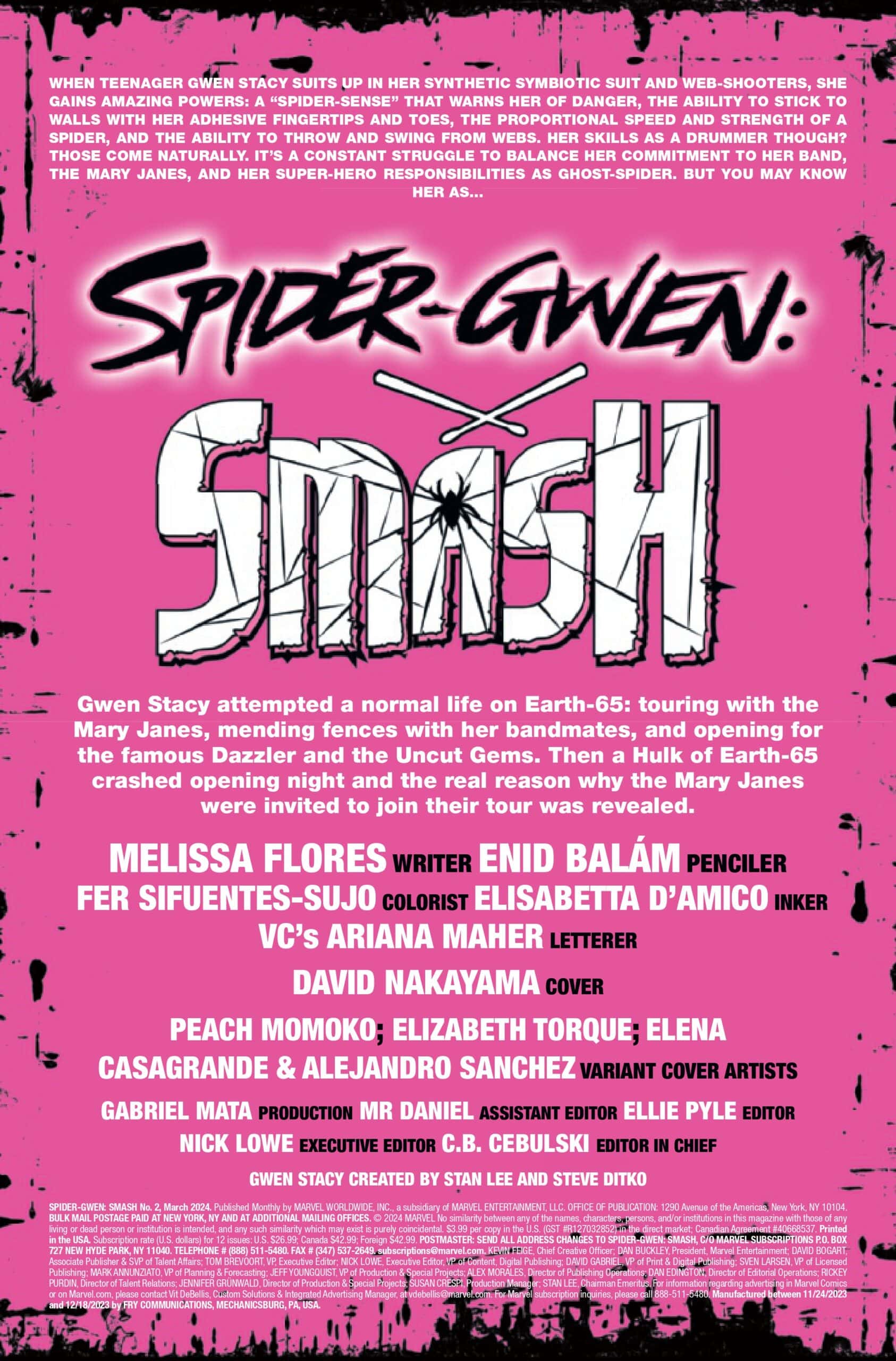 A Mutant Threatens the Buzz of Dazzler's Tour SPIDER-GWEN: SMASH