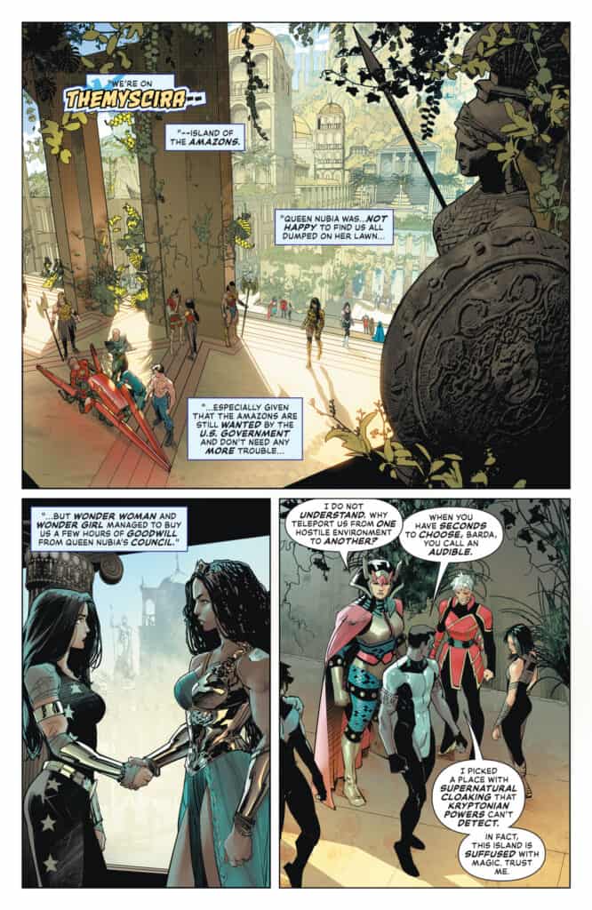 The Heroes Make Their Last Stand On Paradise Island in Absolute Power ...