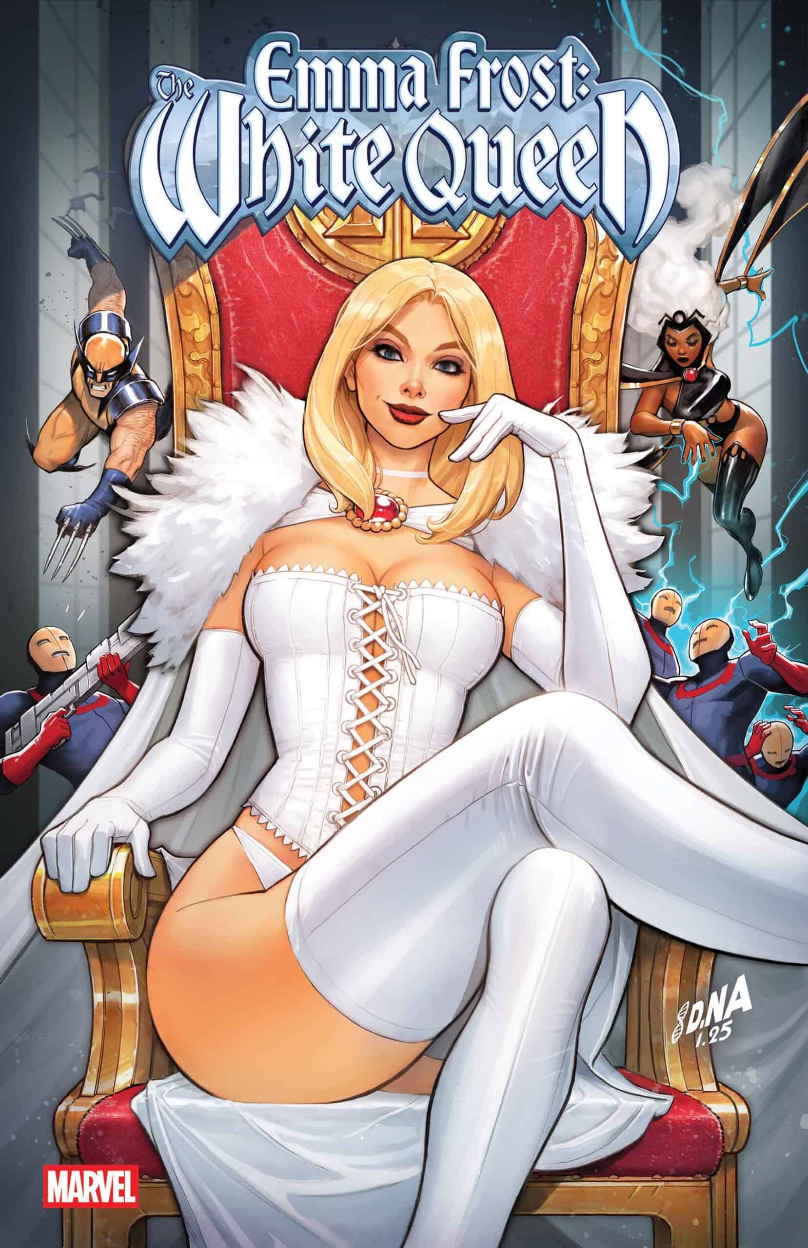 Marvel Drops Emma Frost The White Queen 1 Variant Covers Comic Watch