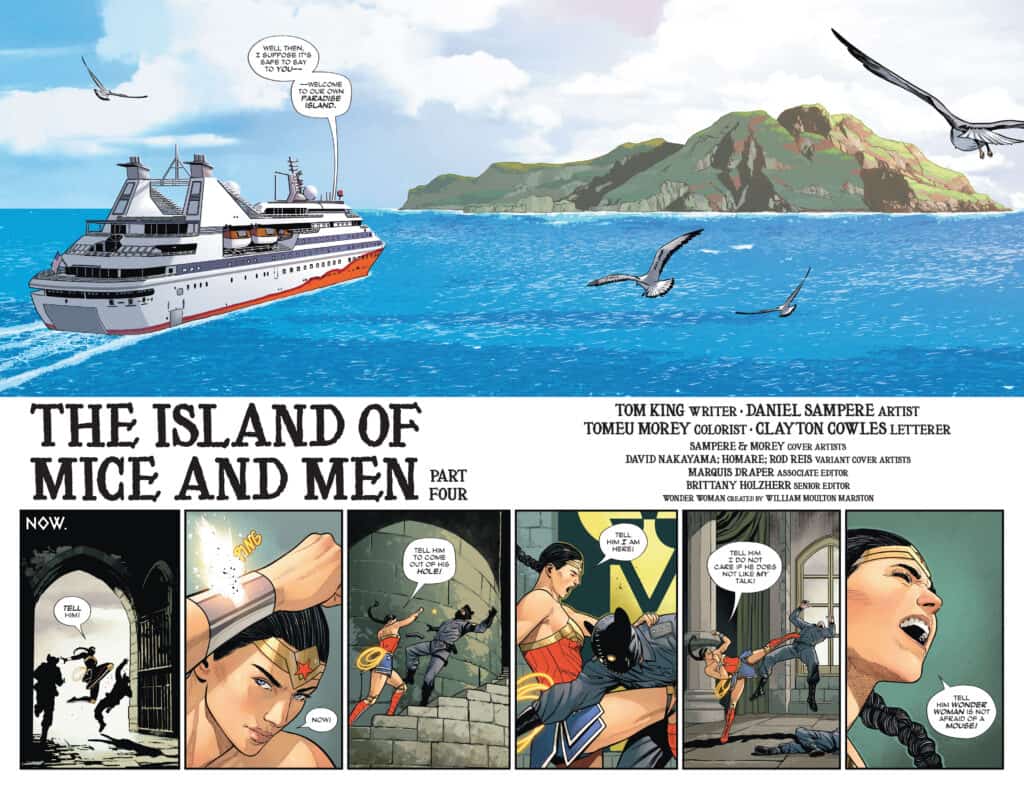 Mouseman Knows Mouse Man Knows Not What He's Up Against in Wonder Woman #26 - Comic Watch
