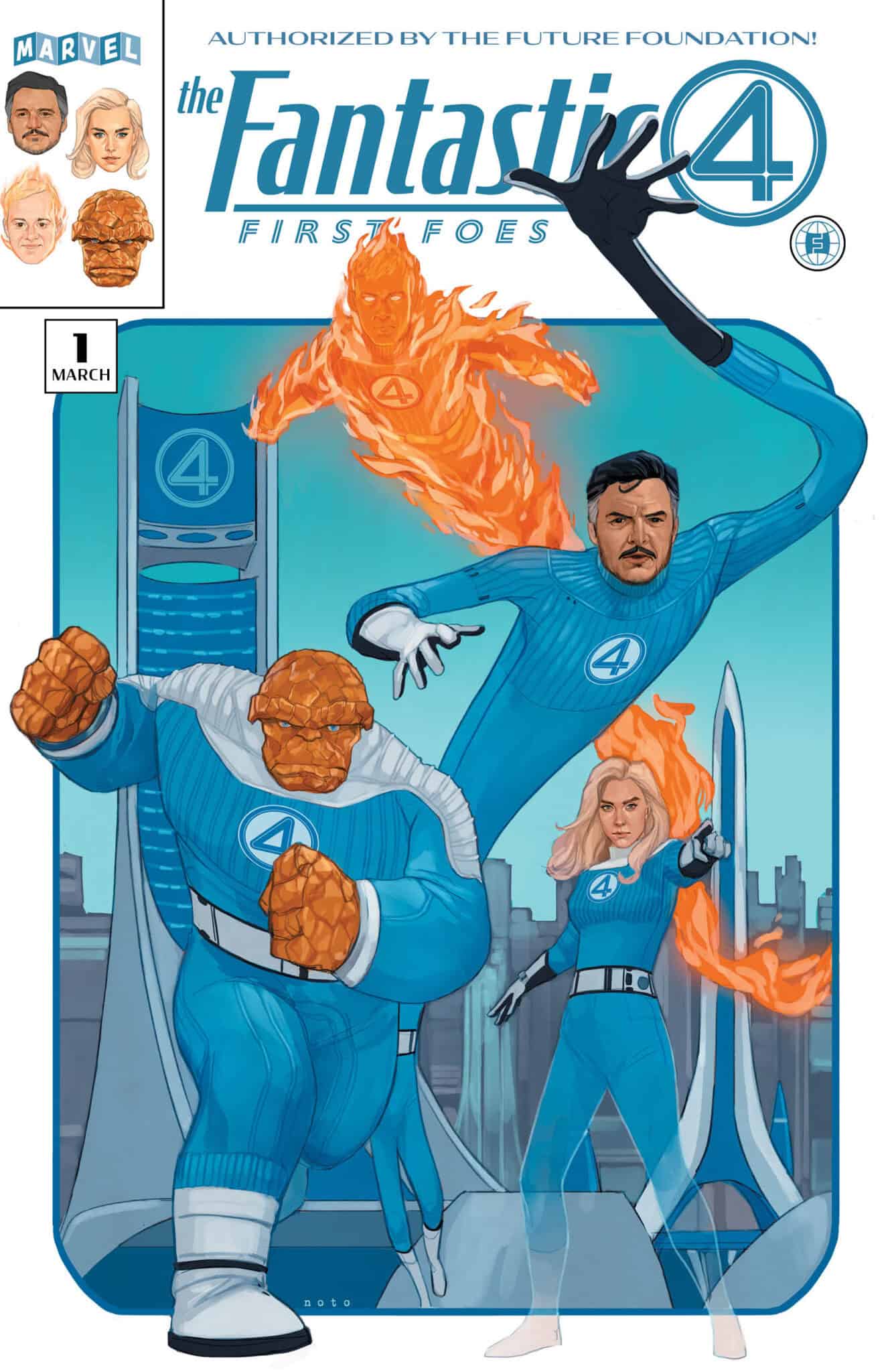 The Fantastic Four First Steps 2025 Superhero Movie, Invisible Woman Mister Fantastic The Thing Human Torch Wallpapers
